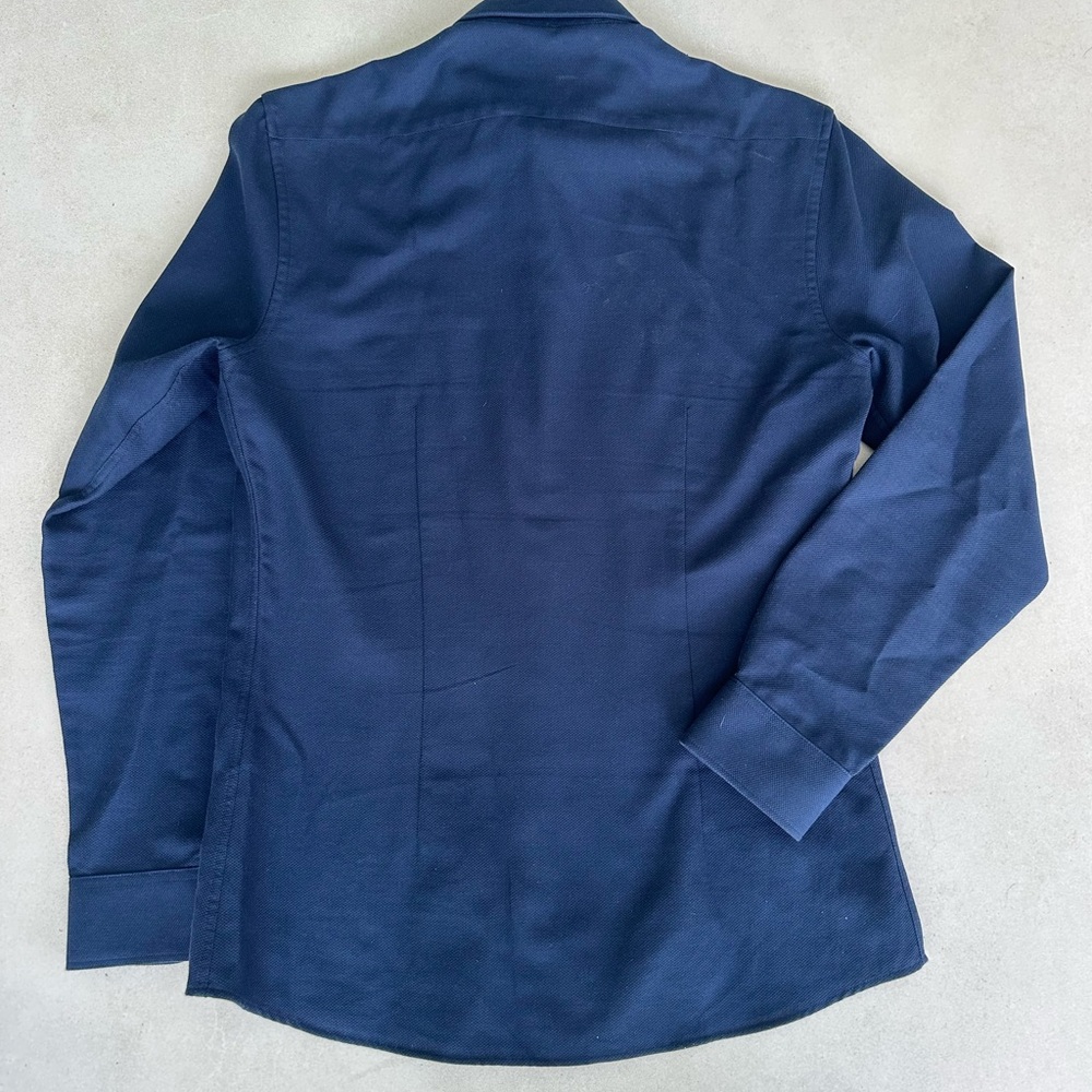 Zara elegant Navy Blue Long Sleeve Shirt